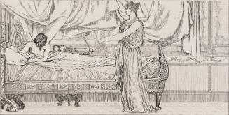 Venus  im Gemache Amors (Venus in Cupid's room, from Cupid and Psyche)