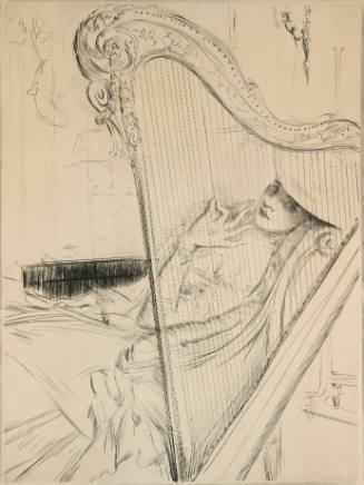 Woman with a Harp