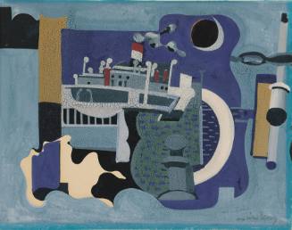 Study for Entry for Mural (Unexecuted), Marine Transportation Building, New York World's Fair