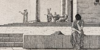 Psyche im Haus der Venus (Psyche in the home of Venus, from  Cupid and Psyche)