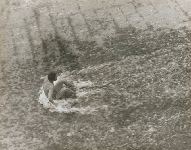 Bathing in the Arno from the Terrace over the Arno, Florence