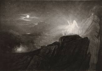 Paradise Lost, Book 4, line 866: Aside the Devil: Aside the Devil turned, for Envy