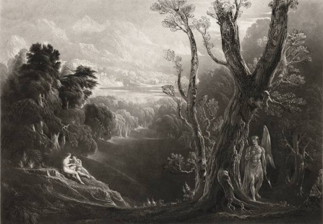 Paradise Lost, Book 4, line 502: Oh Friends: I heat the tread of nimble feet