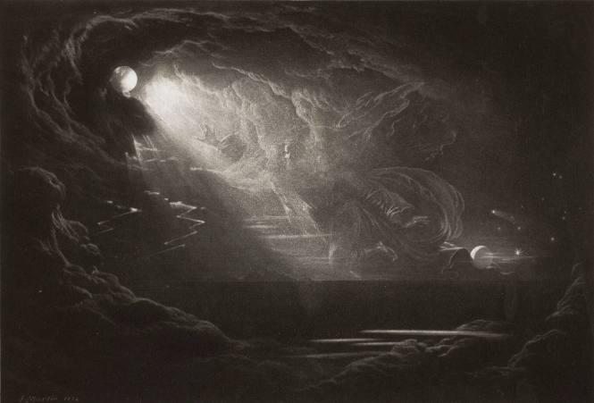 Paradise Lost, Book 7, line 339: Again the Almighty Spoke, Let there be light