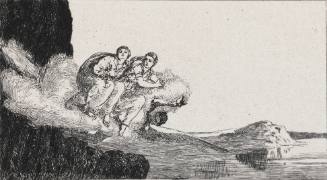 Zephyrus die Schwestern tragend (Zephyr transports the sisters, from  Cupid and Psyche)