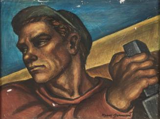 Construction Worker (study for "Blueprint for Living," a Federal Art Project mural, Red Hook Community Building, Brooklyn, N. Y.)