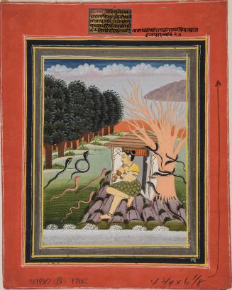Asvari Ragini: Female Ascetic Charming Snakes