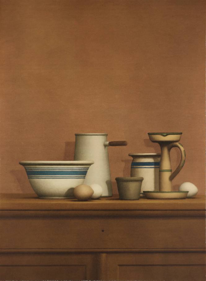 Still Life with Eggs, Candlestick and Bowl (America: The third century)