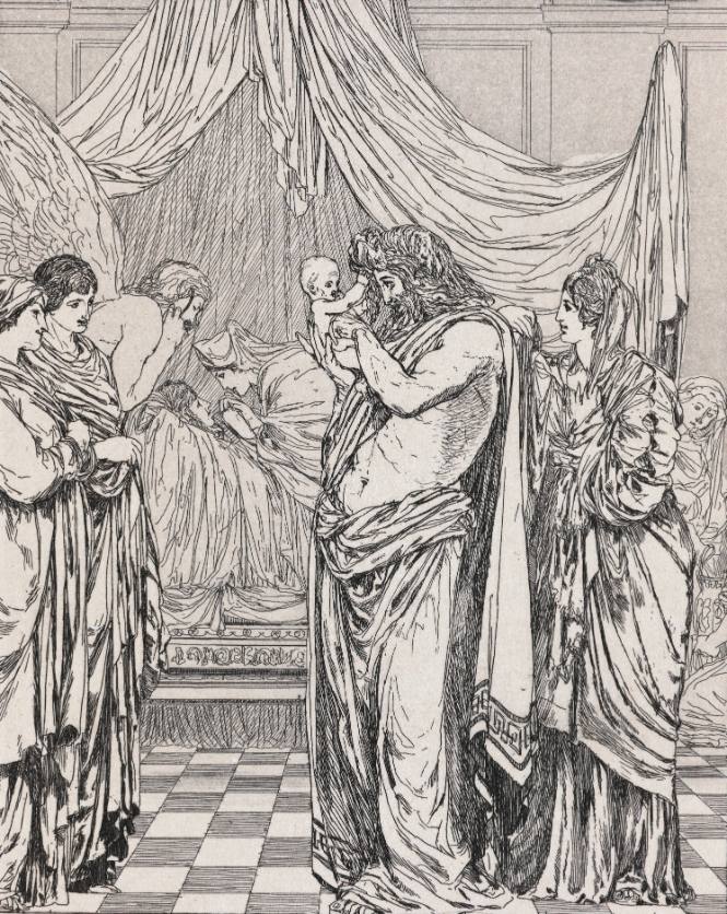 Geburt der Freude (The birth of joy, from Cupid and Psyche)