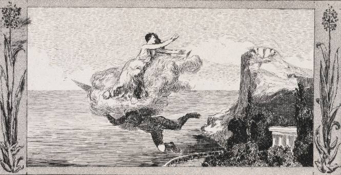 Zephyrus Psyche wegtragend (Zephyr Carries away Psyche, from Cupid and Psyche)