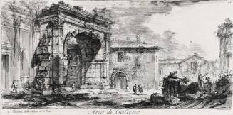 Arco di Galieno (Arch of Gallienus) from Alcune Vedute di Archi Trionfali