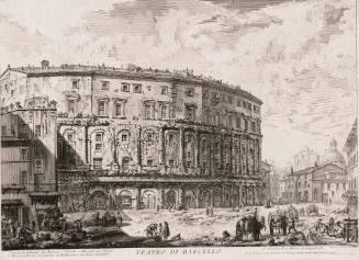 Teatro di Marcello (Theater of Marcellus) from Vedute di Roma, Vol. II