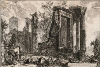Altra veduta del tempio della Sibilla in Tivoli (Another view of the Sibylline Temple at Tivoli)