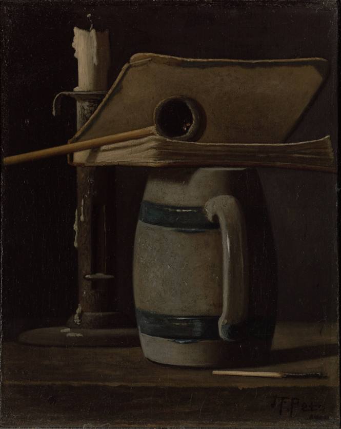 Still Life with Mug, Book, Candlestick, and Pipe