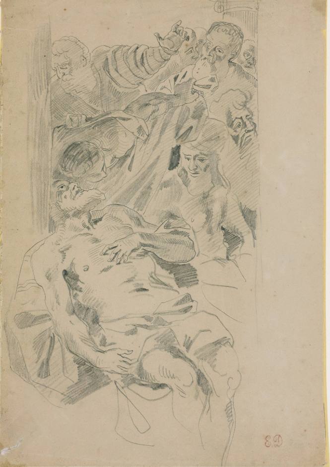 Study for "La Drachme du Tribut"