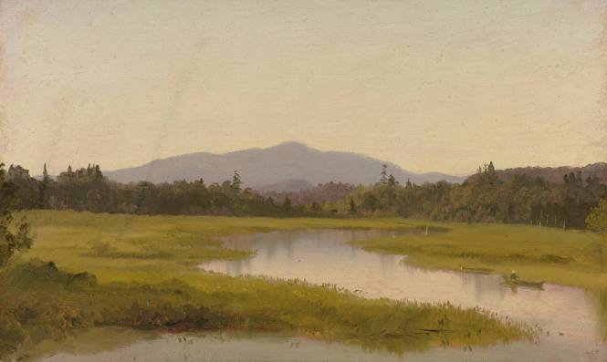 Outlet of Round Lake, Hamilton County, New York