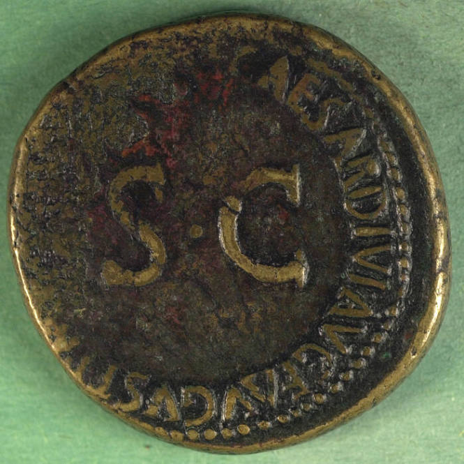 sestertius, Roman Empire, Tiberius, 34-37 CE