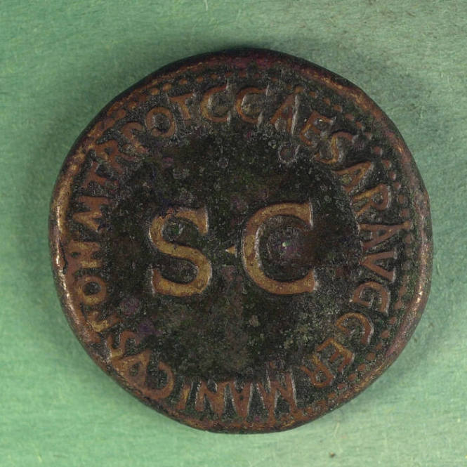 dupondius, Roman Empire, Gaius, 37-38 CE