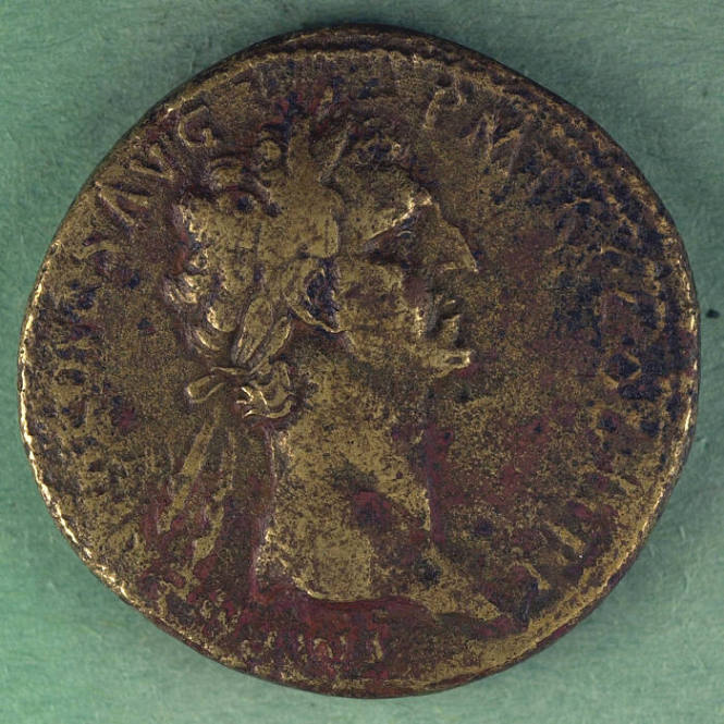 sestertius, Roman Empire, Nerva, 96 CE