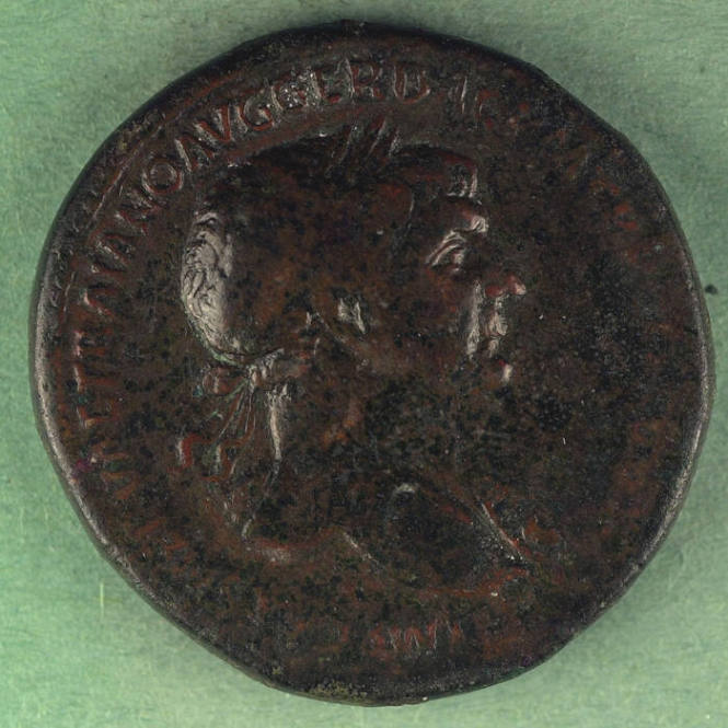sestertius, Roman Empire, Trajan, 103-111 CE