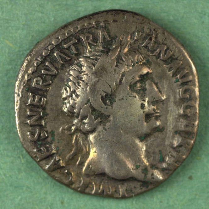 denarius, Roman Empire, Trajan, 100 CE
