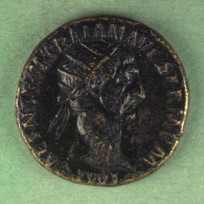 dupondius, Roman Empire, Trajan, 98-99 CE