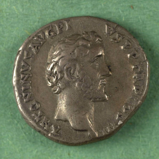 denarius, Roman Empire, Antoninus Pius, 140 CE