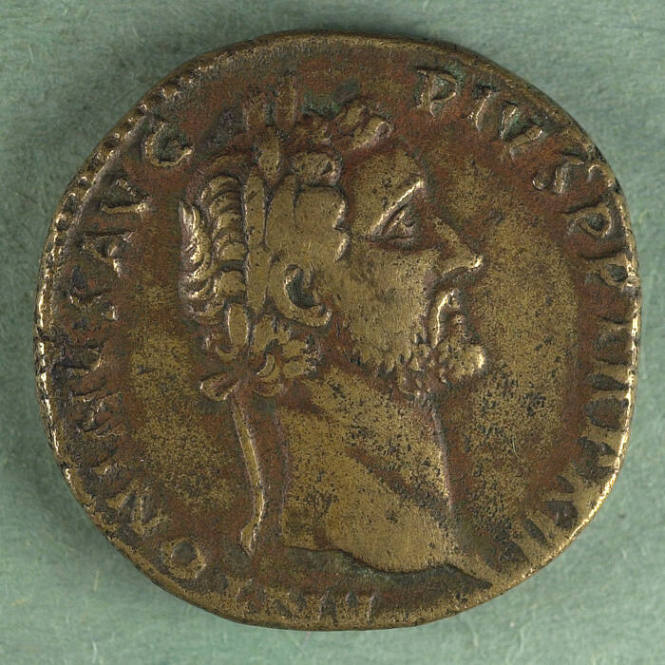 sestertius, Roman Empire, Antoninus Pius, 148-149 CE