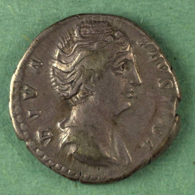 denarius, Roman Empire, Antoninus Pius, 141 CE