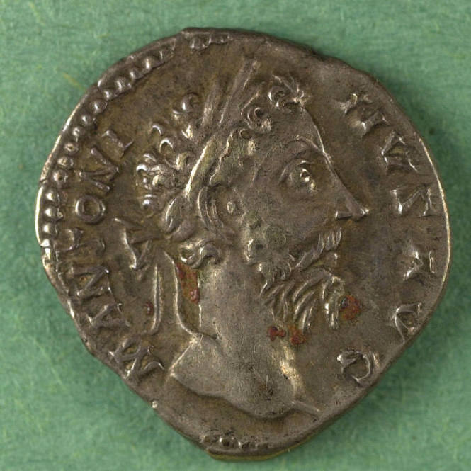denarius, Roman Empire, Marcus Aurelius and Commodus, 176-177 CE