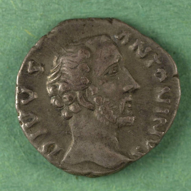denarius, Roman Empire, Aurelius and Verus, 161 CE