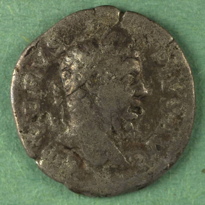 denarius, Roman Empire, Septimius Severus, Caracalla, and Geta, 209 CE