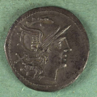 denarius, Roman Republic, 206-195 BCE
