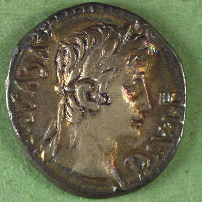 denarius, Roman Empire, Augustus, 9-8 BCE