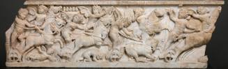 Front panel from a child's sarcophagus
