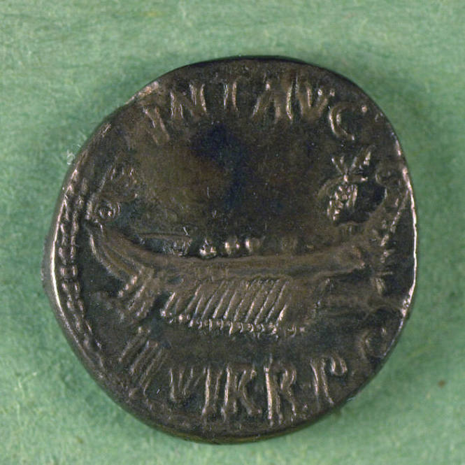 denarius, Triumviral, 32-31 BCE