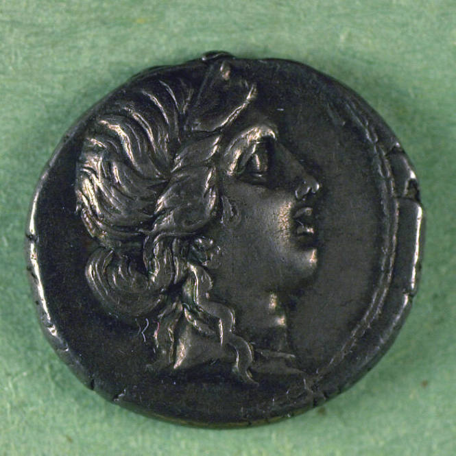 denarius, Roman Republic, 47-46 BCE