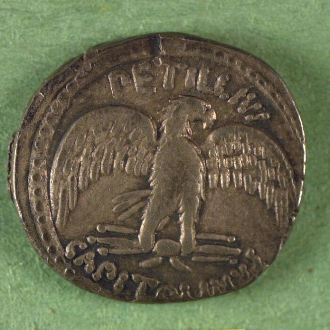 denarius, Triumviral, 43 BCE