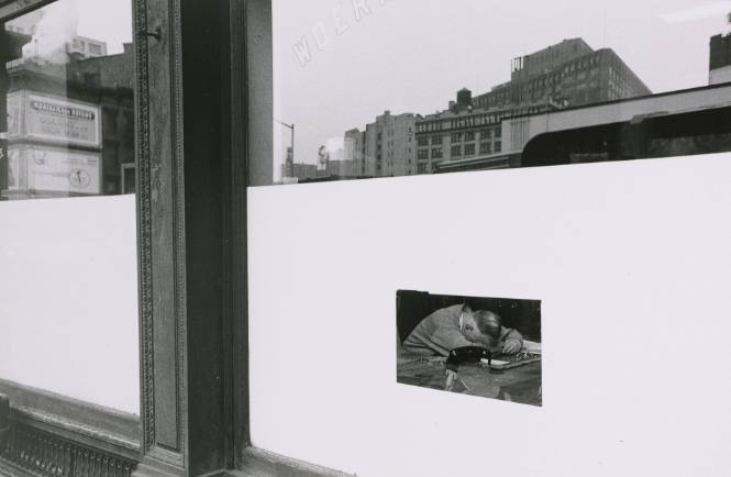 Man in Window - New York City