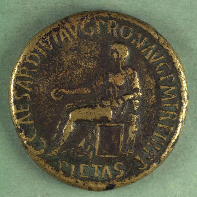 sestertius, Roman Empire, Gaius, 40-41 CE