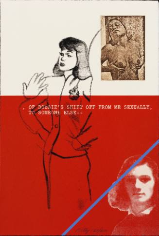 Print from A Day Book by Robert Creeley