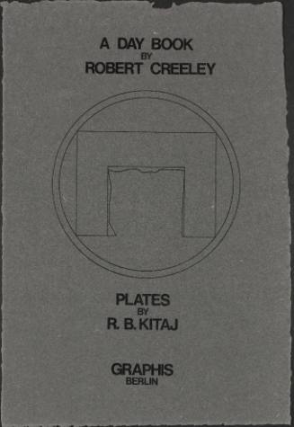 A Day Book by Robert Creeley: Title Page