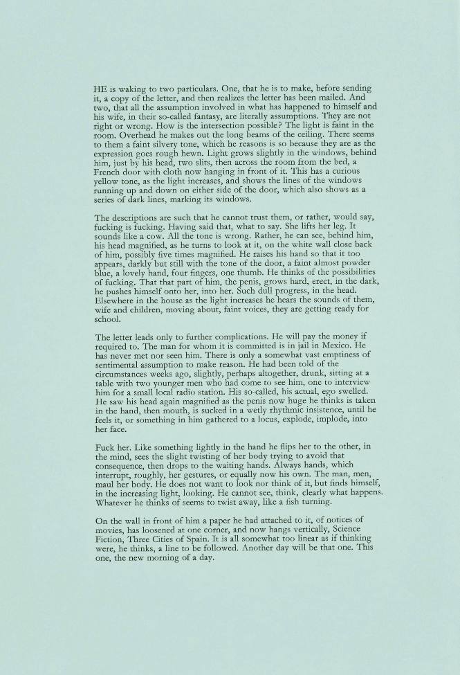 A Day Book by Robert Creeley: Page 1 of Text