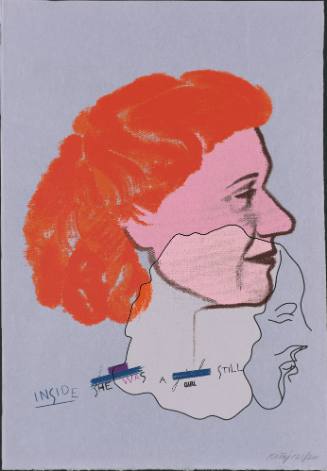 Print from A Day Book by Robert Creeley