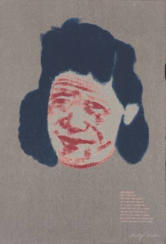 Print from A Day Book by Robert Creeley