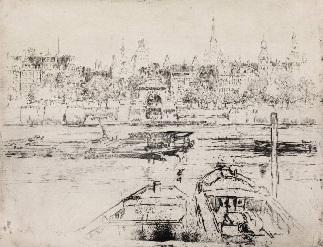The Temple from the Surrey Side, 1906