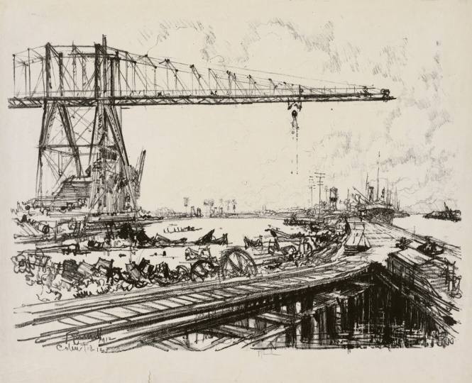 French Canal and American Cranes