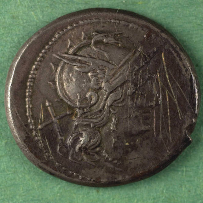 denarius, Roman Republic, 179-170 BCE