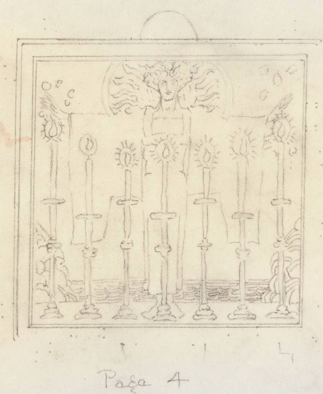 Study for the illuminated manuscript