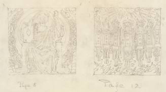 Study for the illuminated manuscript: "The Book" and "The Seven Angels"